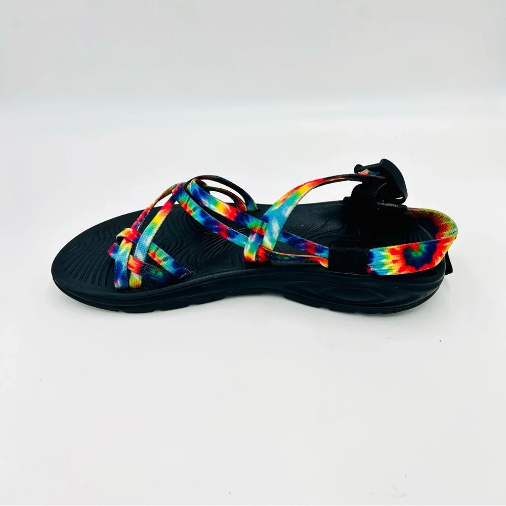 Chaco Z Volv X2 Tie-Dye Sandals Adjustable Straps Hiking Shoes women size 10 - Picture 5 of 11